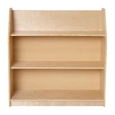 Flash Furniture 3-Shelf Wooden Book Display with Kid-Safe Curved Edges 8 Flash Furniture 3-Shelf Wooden Book Display with Kid-Safe Curved Edges - Image 8