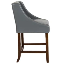 Flash Furniture Carmel 24" Wood Counter Height Stool with Nailhead Trim -Flash Furniture Sale Store GUEST 6211ab4d b4ec 484b 8f85 86f8341066b9