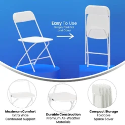 Flash Furniture Hercules Big and Tall Extra Wide Folding Chair - 650 lb. Capacity - 4-Pack -Flash Furniture Sale Store GUEST 62ec50f0 960a 4fd5 b9de 4f6daff5891e