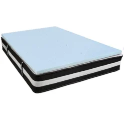 Flash Furniture Capri 12 Inch Pocket Spring Mattress & 3 Inch Gel Memory Foam Topper Bundle -Flash Furniture Sale Store GUEST 633b2cbc 6681 43a5 8a72 86ddcaa11dd5