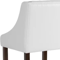 Flash Furniture Carmel Series 30" High Transitional Tufted Walnut Barstool With Accent Nail Trim -Flash Furniture Sale Store GUEST 656e90a3 6e3e 4746 95a4 acfed3d39b2a