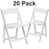 Flash Furniture Hercules™ Commercial Black Resin Folding Chairs, 20 Pack