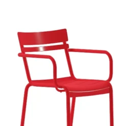 Flash Furniture Nash Commercial Grade Steel Indoor-Outdoor Stackable Chair with Arms - Set of 2 -Flash Furniture Sale Store GUEST 67495cd9 0fa0 44c9 8495 9cf094da67d0 1
