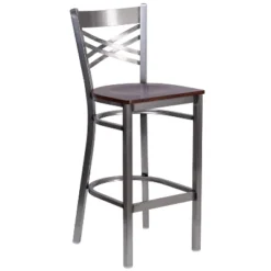 Flash Furniture Clear Coated "X" Back Metal Restaurant Barstool 22 Flash Furniture Clear Coated "X" Back Metal Restaurant Barstool -Flash Furniture Sale Store GUEST 680d1039 b84c 45ee 8695 0a181925dfa8