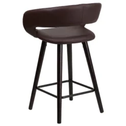 Flash Furniture Brynn Series 24" Contemporary Counter Stool with Cappuccino Wood Frame -Flash Furniture Sale Store GUEST 6b596b6d aff0 412e 92c8 307e2f05f12b