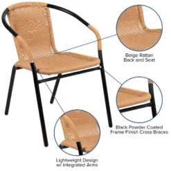 Flash Furniture 2 Pack Rattan Indoor-Outdoor Restaurant Stack Chair 28 Flash Furniture 2 Pack Rattan Indoor-Outdoor Restaurant Stack Chair -Flash Furniture Sale Store GUEST 6d01a594 6309 4deb 896b 5056fa9900f9