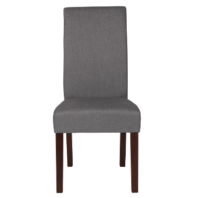 Flash Furniture Greenwich Series Upholstered Panel Back Parsons Dining Chair 3 Flash Furniture Greenwich Series Upholstered Panel Back Parsons Dining Chair - Image 3