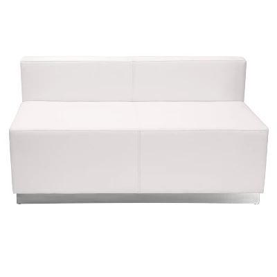 Flash Furniture HERCULES Alon Series Modular LeatherSoft Loveseat 5 Flash Furniture HERCULES Alon Series Modular LeatherSoft Loveseat - Image 5