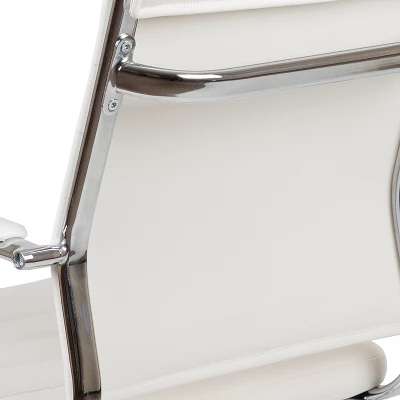 Flash Furniture Mid-Back Contemporary Ribbed Executive Swivel Chair 7 Flash Furniture Mid-Back Contemporary Ribbed Executive Swivel Chair - Image 7