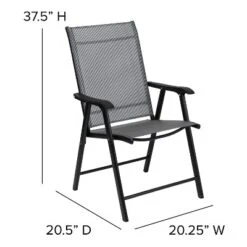 Flash Furniture Set of 2 Black Outdoor Folding Patio Sling Chairs -Flash Furniture Sale Store GUEST 6fd18dd2 2b50 4be4 9bb2 1fd1f8bfbdda