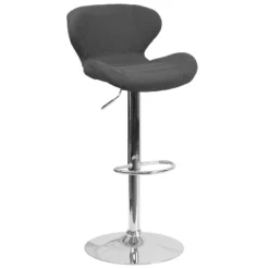 Flash Furniture Contemporary Adjustable Height Barstool With Curved Back And Chrome Base 27 Flash Furniture Contemporary Adjustable Height Barstool With Curved Back And Chrome Base -Flash Furniture Sale Store GUEST 7139a3e6 634f 4c9d b0d4 0f856d1b00ba