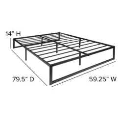 Flash Furniture 14 Inch Metal Platform Bed Frame with Steel Slat Support -Flash Furniture Sale Store GUEST 718e3e64 20e4 4f43 8843 771a68e68c24 1