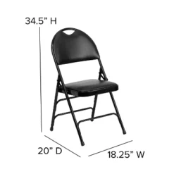 Flash Furniture HERCULES Series Extra Large Triple Braced Metal Folding Chairs, 4 Pack -Flash Furniture Sale Store GUEST 724316b5 1dbc 4531 87bd c008f51369f9