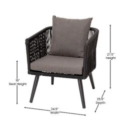 Flash Furniture Kierra Black 4-Piece All-Weather Woven Conversation Set 24 Flash Furniture Kierra Black 4-Piece All-Weather Woven Conversation Set -Flash Furniture Sale Store GUEST 72b62806 8ccd 4327 b298 07a1ebfd4311