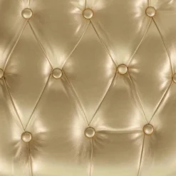 Flash Furniture Hard Gold Tufted Vinyl Chiavari Chair Cushion