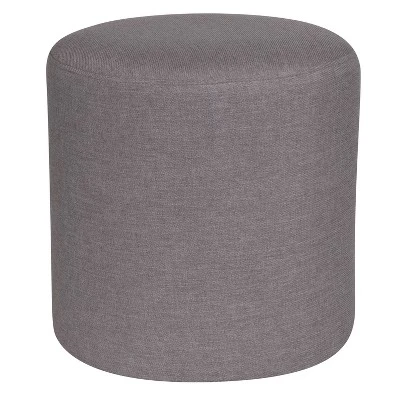 Flash Furniture Barrington Taut Upholstered Round Ottoman Pouf 9 Flash Furniture Barrington Taut Upholstered Round Ottoman Pouf - Image 9