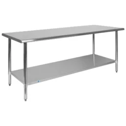 Flash Furniture Stainless Steel 18 Gauge Prep And Work Table With Undershelf - NSF Certified -Flash Furniture Sale Store GUEST 74c50e5f 8877 4186 b076 56290a42ad91