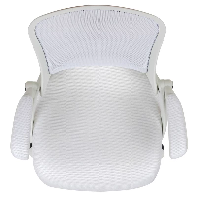 Flash Furniture Porter High Back White Mesh Ergonomic Swivel Office Chair 8 Flash Furniture Porter High Back White Mesh Ergonomic Swivel Office Chair - Image 8