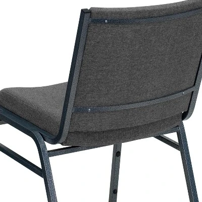 Flash Furniture HERCULES Series Heavy Duty Gray Fabric Stack Chair 4 Flash Furniture HERCULES Series Heavy Duty Gray Fabric Stack Chair - Image 4
