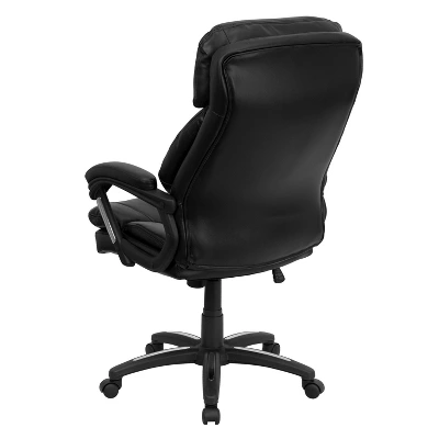 Flash Furniture Iris High Back Black LeatherSoft Executive Swivel Office Chair 2 Flash Furniture Iris High Back Black LeatherSoft Executive Swivel Office Chair - Image 2