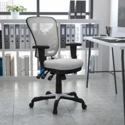 Flash Furniture Mid-Back Mesh Multifunction Executive Ergonomic Office Chair
