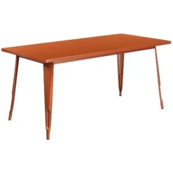 Flash Furniture Commercial Grade 31.5" x 63" Metal Indoor-Outdoor Cafe Table 24 Flash Furniture Commercial Grade 31.5" x 63" Metal Indoor-Outdoor Cafe Table -Flash Furniture Sale Store GUEST 7b3ea433 5543 432b b2ed 6b449ae55a39