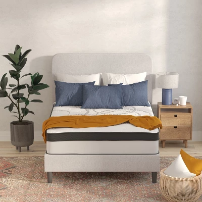 Flash Furniture Capri Comfortable Sleep 12 Inch CertiPUR-US Certified Hybrid Pocket Spring Mattress, Mattress In A Box 8 Flash Furniture Capri Comfortable Sleep 12 Inch CertiPUR-US Certified Hybrid Pocket Spring Mattress, Mattress In A Box - Image 8