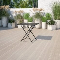 Flash Furniture Oia Commercial Grade 28" Square Folding Steel Patio Table -Flash Furniture Sale Store GUEST 7c470df6 2715 4de1 bdf3 b235dcbcf3aa