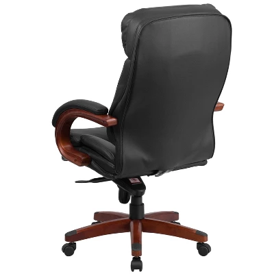 Flash Furniture High Back Black LeatherSoft Executive Ergonomic Office Chair 6 Flash Furniture High Back Black LeatherSoft Executive Ergonomic Office Chair - Image 6