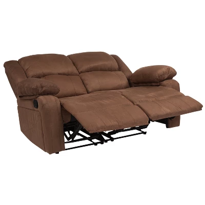 Flash Furniture Harmony Series Reclining Loveseat with Two Built-In Recliners 3 Flash Furniture Harmony Series Reclining Loveseat with Two Built-In Recliners - Image 3