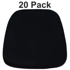 Flash Furniture 20 Pack Soft Fabric Chiavari Chair Cushion