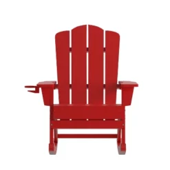 Flash Furniture Newport HDPE Adirondack Chair with Ottoman and Cup Holder -Flash Furniture Sale Store GUEST 8449a29f 0e06 486e bcae b0a34d7a395e