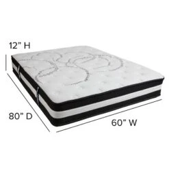 Flash Furniture Capri 12 Inch Pocket Spring Mattress & 3 Inch Gel Memory Foam Topper Bundle -Flash Furniture Sale Store GUEST 8511db14 5eef 46e9 9124 1668cb148942
