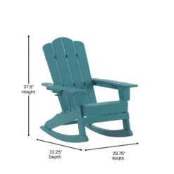 Flash Furniture Newport Weather-Resistant Adirondack Rocking Chair with Cup Holder -Flash Furniture Sale Store GUEST 8531b566 be36 4eca b8df 8d8fc39a8427