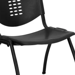 Flash Furniture HERCULES Series Heavy-Duty Black Plastic Stack Chair -Flash Furniture Sale Store GUEST 85898899 83d6 4185 8034 164192933864