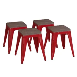 Flash Furniture 18" Backless Table Height Stool With Wooden Seat, Stackable Metal Indoor Dining Stool, Commercial Grade - Set Of 4 24 Flash Furniture 18" Backless Table Height Stool With Wooden Seat, Stackable Metal Indoor Dining Stool, Commercial Grade - Set Of 4 -Flash Furniture Sale Store GUEST 85c20401 07fd 4ee3 a2f4 2ff149b025fb