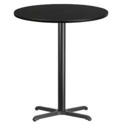 Flash Furniture 36'' Round Reversible Laminate Table with Bar Height Base -Flash Furniture Sale Store GUEST 86a502a4 b5f0 4d84 b4c1 454b18bb16e2