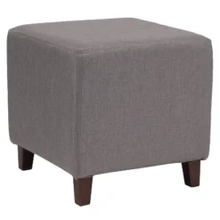 Flash Furniture Ascalon Taut Upholstered Cube Ottoman Pouf with Tapered Legs -Flash Furniture Sale Store GUEST 86f069d5 5fa4 4ae6 bf3d 905da2efeefa
