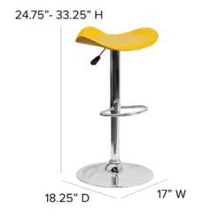 Flash Furniture Contemporary Vinyl Adjustable Height Barstool With Wavy Seat And Chrome Base 17 Flash Furniture Contemporary Vinyl Adjustable Height Barstool With Wavy Seat And Chrome Base -Flash Furniture Sale Store GUEST 87159a3f 3704 4704 ad1a 2d006ab0e805