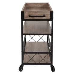 Flash Furniture Buckhead Distressed Oak and Iron Kitchen Serving Bar Cart 13 Flash Furniture Buckhead Distressed Oak and Iron Kitchen Serving Bar Cart -Flash Furniture Sale Store GUEST 87ab3f22 dac1 40c0 965f 870a5df3bb5a