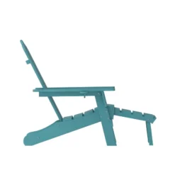 Flash Furniture Newport All-Weather HDPE Adirondack Chair with Ottoman -Flash Furniture Sale Store GUEST 8989f6cd 5d62 48f5 9a18 7c32b8e63828