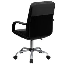 Flash Furniture Mid-Back Swivel Task Chair with Breathable Mesh and LeatherSoft Seat -Flash Furniture Sale Store GUEST 8aee2ccc 6ed7 49a5 8889 65946705453e