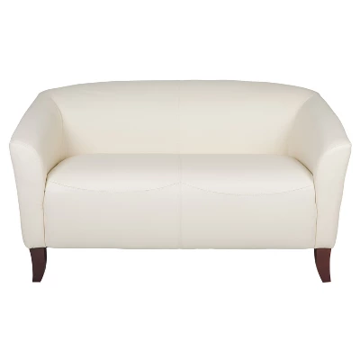 Flash Furniture HERCULES Imperial Series LeatherSoft Loveseat with Cherry Wood Feet 7 Flash Furniture HERCULES Imperial Series LeatherSoft Loveseat with Cherry Wood Feet - Image 7