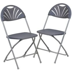 Flash Furniture HERCULES Series 650 Lb. Plastic Fan Back Folding Chair - 2 Pack -Flash Furniture Sale Store GUEST 8ba4184d 985c 41b7 b1a8 43597af63fd4