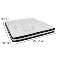 Flash Furniture Capri 10" Pocket Spring Mattress with 2" Gel Memory Foam Topper Bundle 21 Flash Furniture Capri 10" Pocket Spring Mattress with 2" Gel Memory Foam Topper Bundle -Flash Furniture Sale Store GUEST 8baba8d1 8c5c 4fa9 af3b ec39f069a755