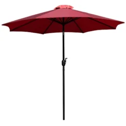 Flash Furniture Kona 9 FT Round Umbrella With 1.5" Diameter Aluminum Pole With Crank And Tilt Function -Flash Furniture Sale Store GUEST 8bbbab3c 2130 4d2e b017 6f63e989e547