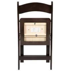 Flash Furniture HERCULES Series Chocolate Wood Folding Chair with Vinyl Padded Seat -Flash Furniture Sale Store GUEST 8cb6942d b19e 4701 9aa7 9362fe73f105