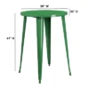 Flash Furniture Commercial Grade 30" Round Metal Bar Height Table