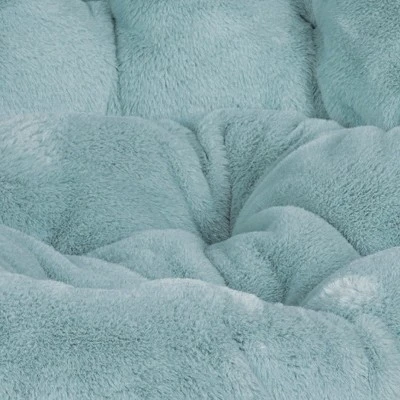 Flash Furniture Gwen 38" Oversized Faux Fur Folding Saucer Chair 5 Flash Furniture Gwen 38" Oversized Faux Fur Folding Saucer Chair - Image 5