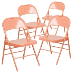 Flash Furniture HERCULES COLORBURST Triple Braced Metal Folding Chairs - 4 Pack -Flash Furniture Sale Store GUEST 8dca6f84 6ec5 4475 b1c6 881616670947